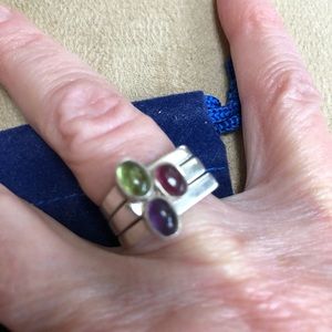 Stackable silver rings